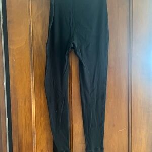 SKIMS Black Cotton Pants